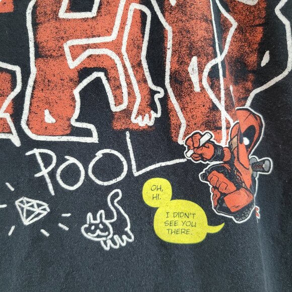Marvel Dead Pool T-shirt Men's M Black Graphic Lootwear Original - Picture 4 of 8